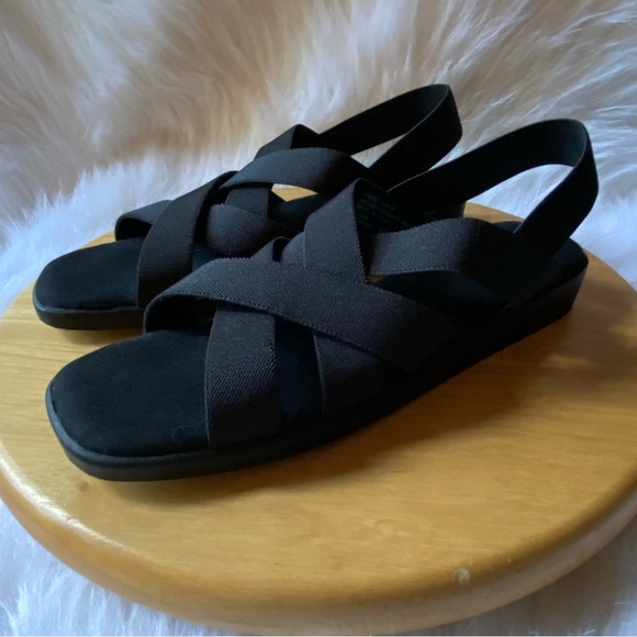 Mootsies Tootsies Black Sandals Women’s Size 8.5M Straps - Picture 6 of 10